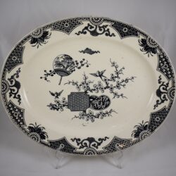 English Aesthetic Movement Furnival 'Formosa' Platter